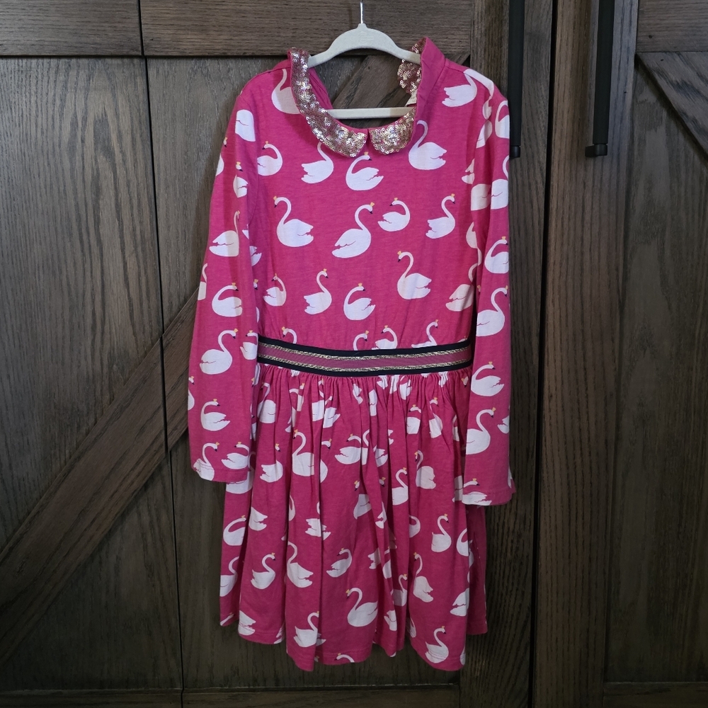 Mini Boden Swan Dress